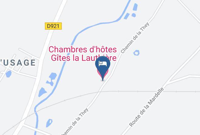Loiret - Chambres D'hotes Gites La Lauthiere Maps