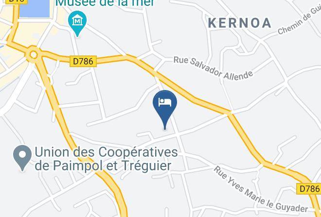 Cotes D Armor - Chambres D'hotes Goas Plat A Paimpol Maps