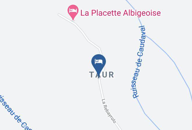 Tarn - Chambres D'hotes Hameau De Taur Maps