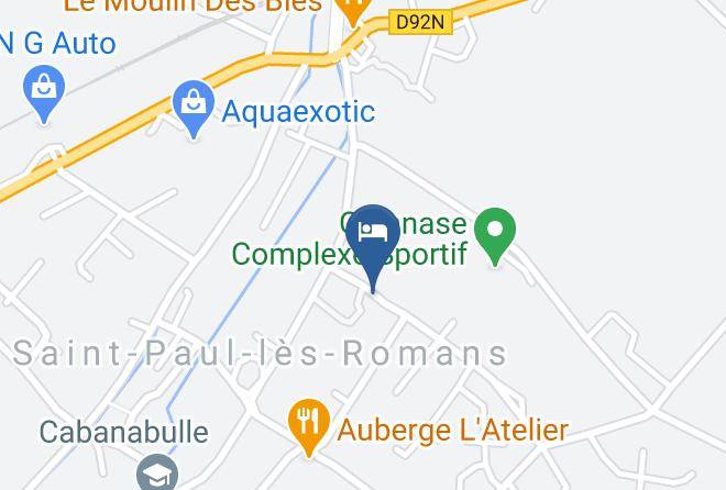 Drome - Chambres D'hotes Hebergement Les Pascals Romans Drome Maps