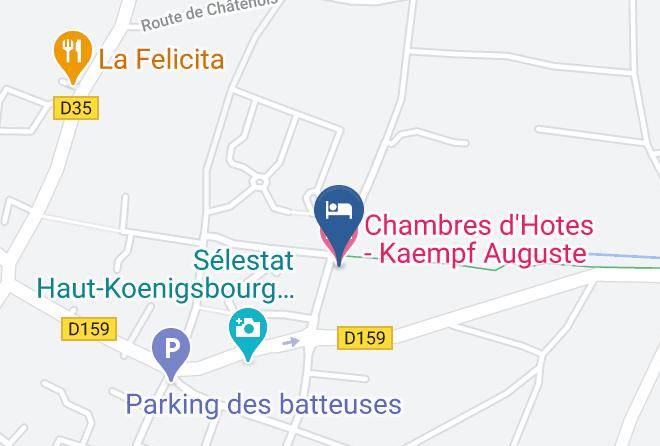Bas Rhin - Chambres D'hotes Kaempf Auguste Maps