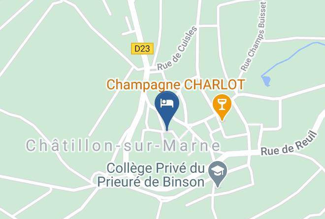 Marne - Chambres D'hotes Karine Smej Maps