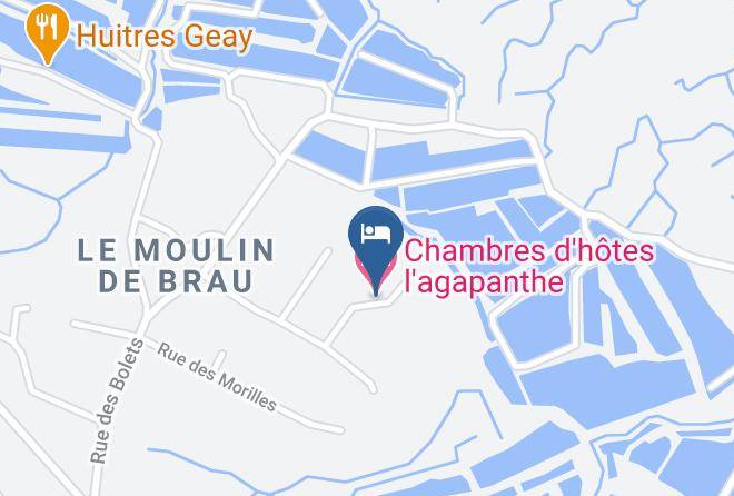 Charente Maritime - Chambres D'hotes L'agapanthe Maps