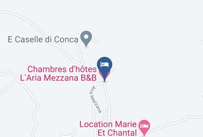 Chambres D'hotes L'aria Mezzana B&b Map