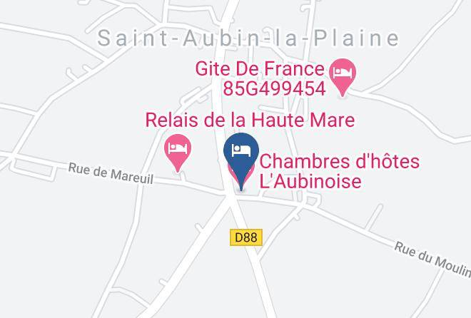 Vendee - Chambres D'hotes L'aubinoise Maps