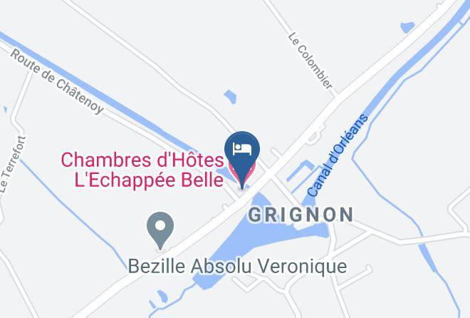 Loiret - Chambres D'hotes L'echappee Belle Maps