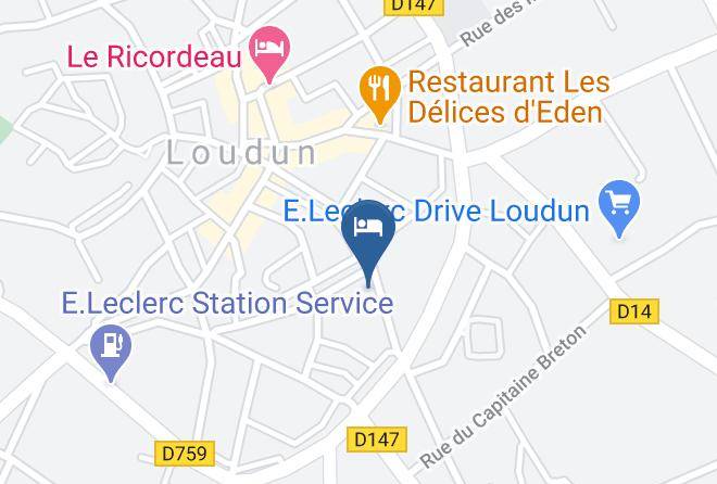 Vienne - Chambres D'hotes L'etape De Loudun Maps