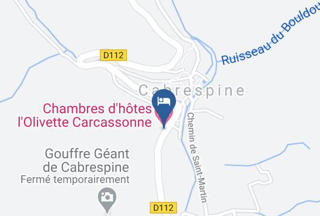 Aude - Chambres D'hotes L'olivette Carcassonne Maps