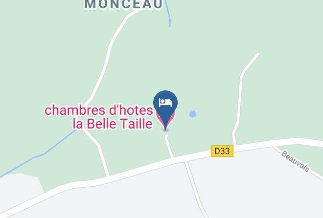 Mayenne - Chambres D'hotes La Belle Taille Maps