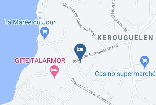 Finistere - Chambres D'hotes La Berjonette Fermees Maps