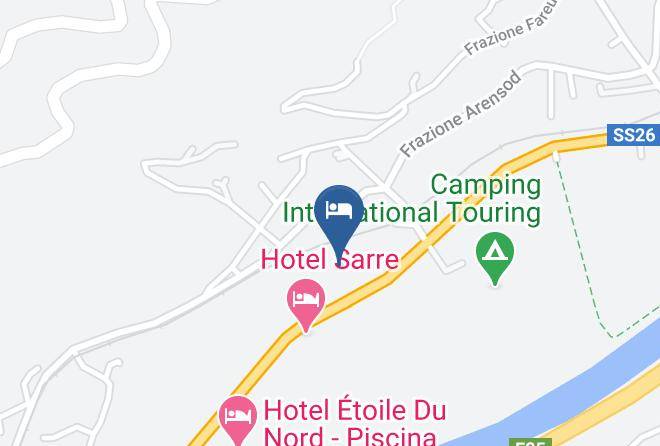 Aosta - Chambres D'hotes La Bicoque Di Sonia Follien Maps