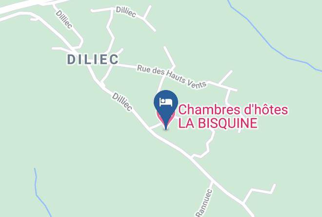 Morbihan - Chambres D'hotes La Bisquine Maps