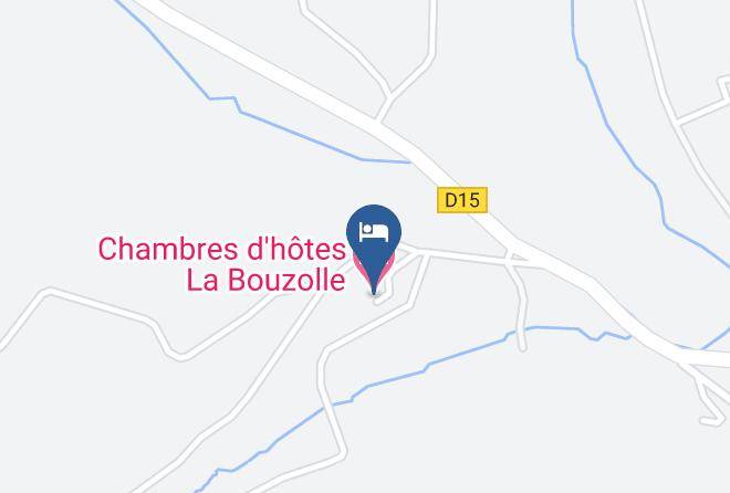 Chambres D'hotes La Bouzolle Map