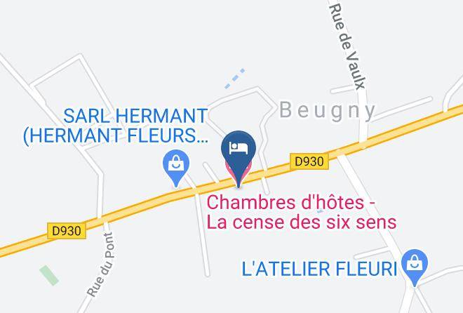 Pas De Calais - Chambres D'hotes La Cense Des Six Sens Maps