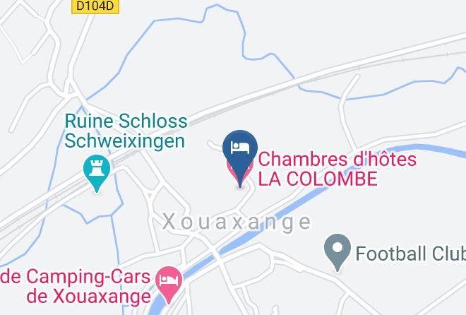 Moselle - Chambres D'hotes La Colombe Maps