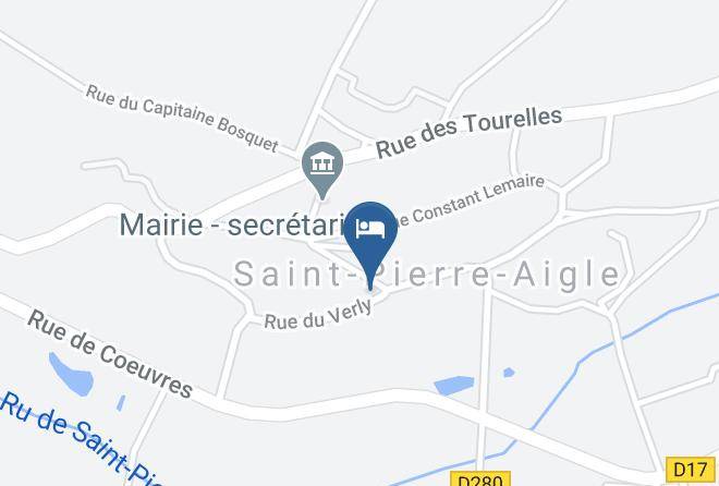 Aisne - B&b La Couronne Suites Independantes Maps