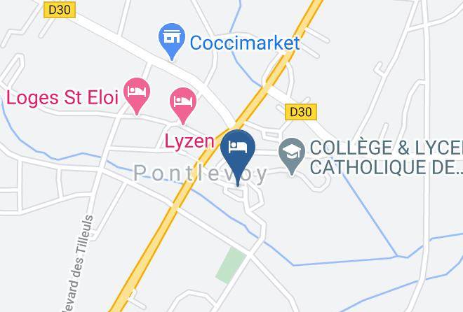 Loir Et Cher - Chambres D'hotes La Cure Maps