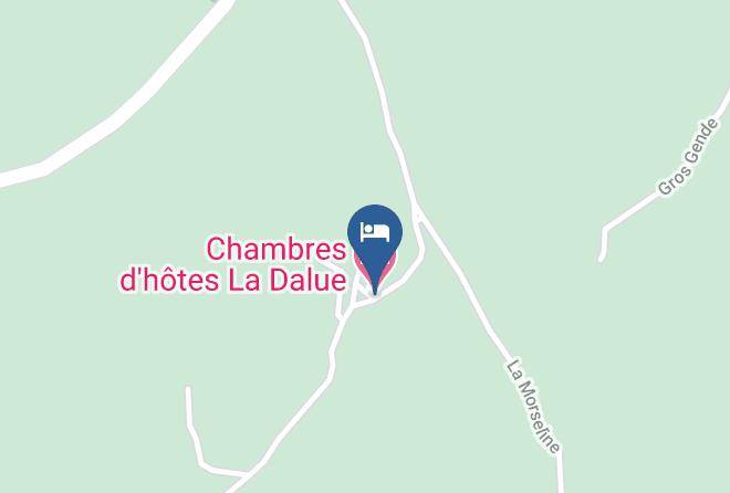 Jura - Chambres D'hotes La Dalue Maps