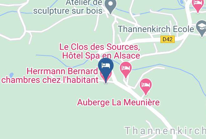 Haut Rhin - Chambres D'hotes La Ferme De Grand Mere Maps