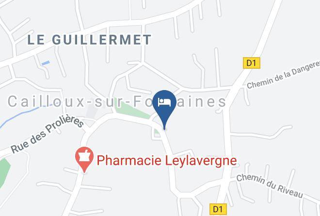 Rhone - Chambres D'hotes La Ferme Du Caillou Maps