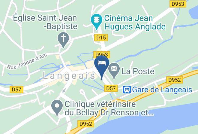 Indre Et Loire - Chambres D'hotes La Fleur De Lys Langeais Maps