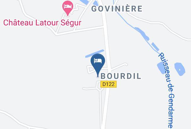 Gironde - Chambres D'hotes La Fleur Terrien Maps