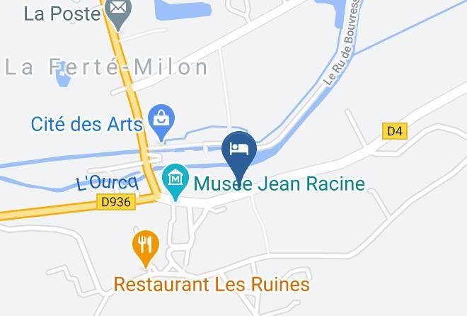 Aisne - Chambres D'hotes La Fontaine Racine La Ferte Milon Maps