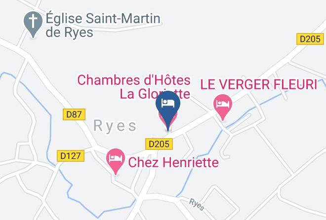 Calvados - Chambres D'hotes La Gloriette Maps