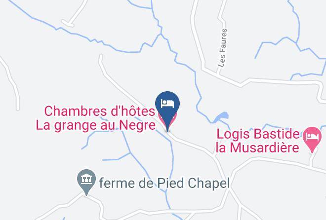 Ardeche - Chambres D'hotes La Grange Au Negre Maps