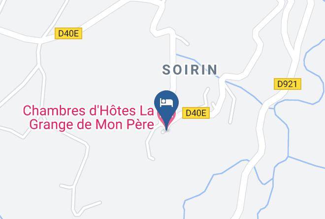 Chambres D'hotes La Grange De Mon Pere Map