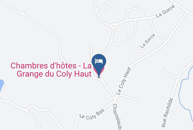 Dordogne - Chambres D'hotes La Grange Du Coly Haut Maps