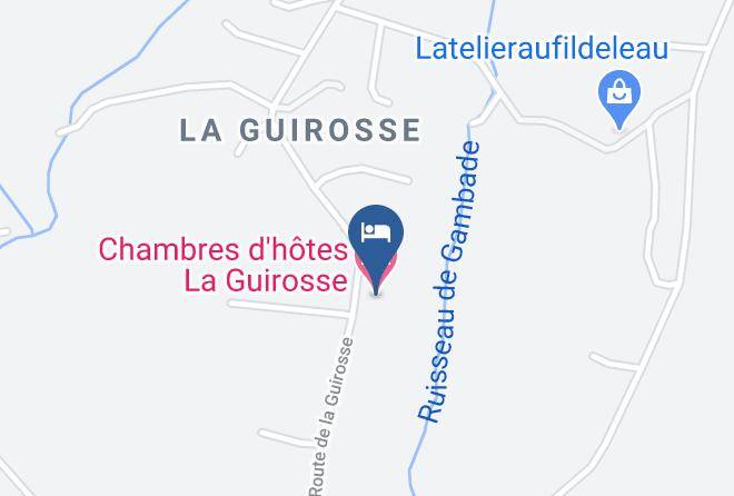 Landes - Chambres D'hotes La Guirosse Maps