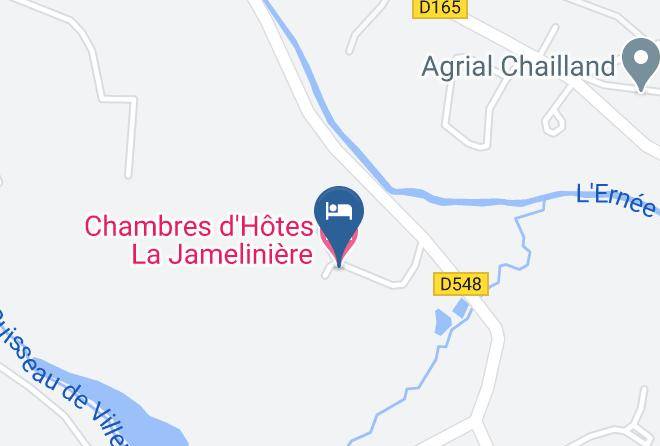 Mayenne - Chambres D'hotes La Jameliniere Maps