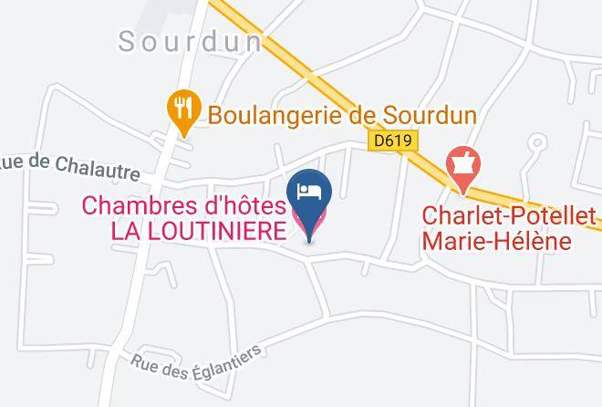 Seine Et Marne - Chambres D'hotes La Loutiniere Maps