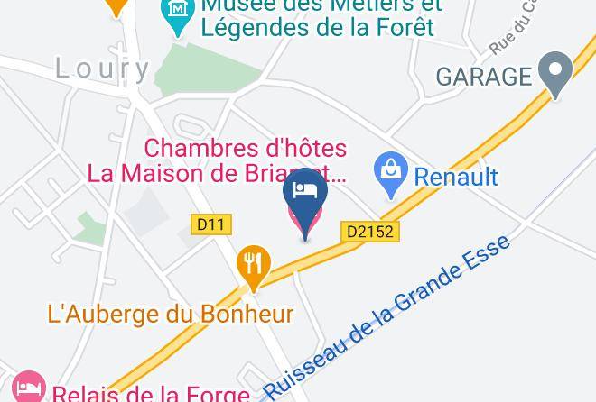 Loiret - Chambres D'hotes La Maison De Brian Et Christiane Maps