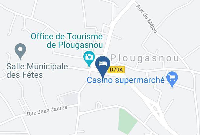 Finistere - Chambres D'hotes La Metairie Plougasnou B&b Maps
