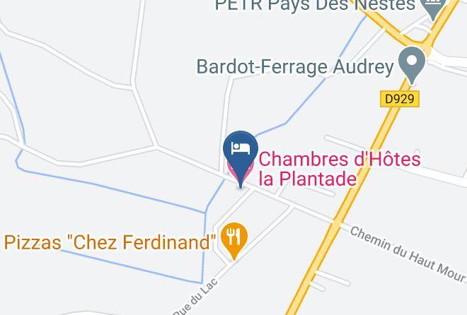 Hautes Pyrenees - Chambres D'hotes La Plantade Maps