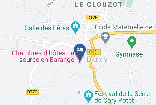 Saone Et Loire - Chambres D Hotes La Source En Barange Maps