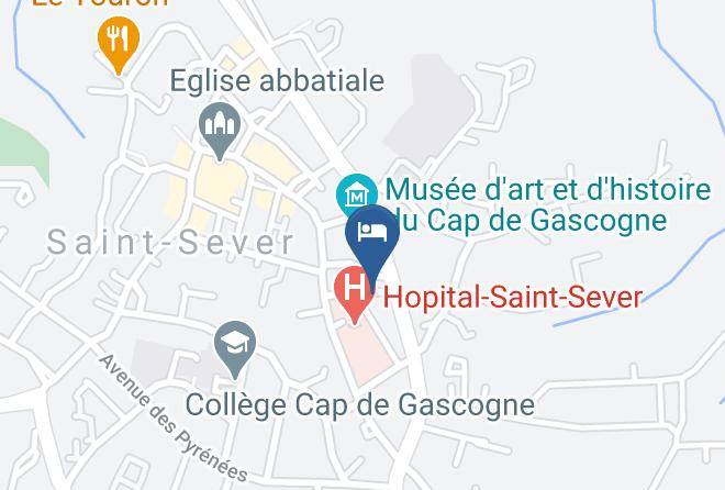 Landes - Chambres D'hotes La Toast Vin Maps