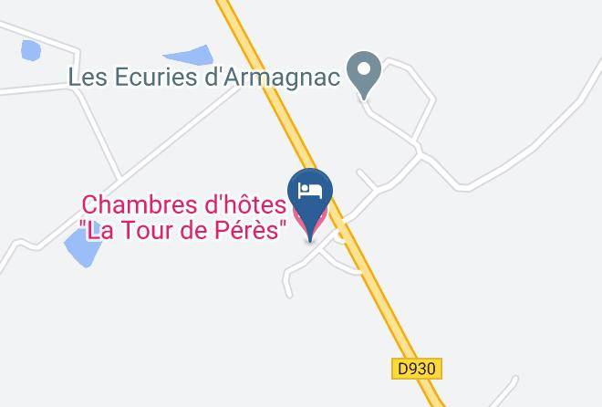 Gers - Chambres D'hotes La Tour De Peres Maps