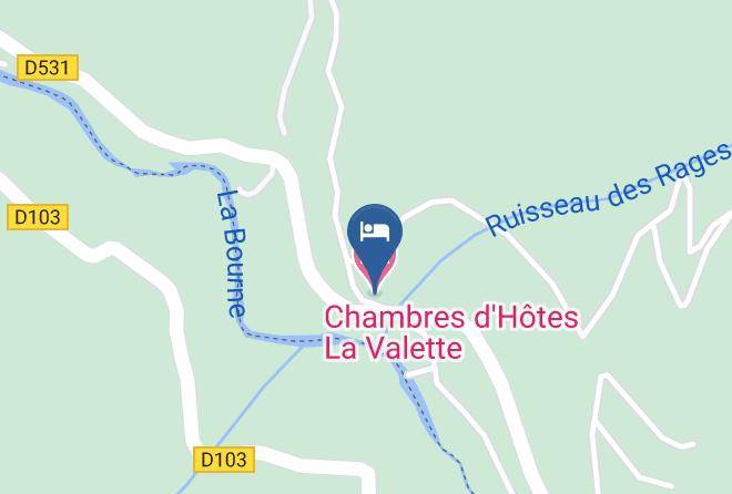 Isere - Chambres D'hotes La Valette Maps