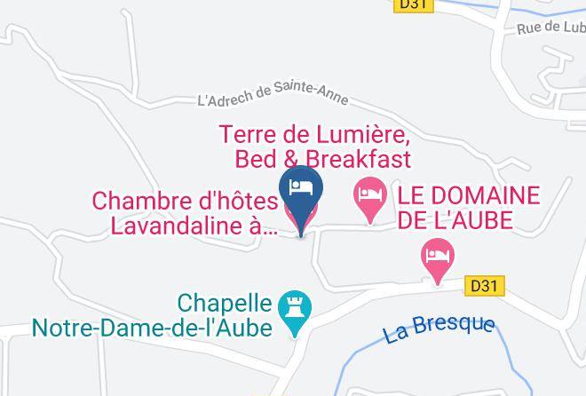 Var - Chambre D'hotes Lavandaline A Entrecasteaux Maps
