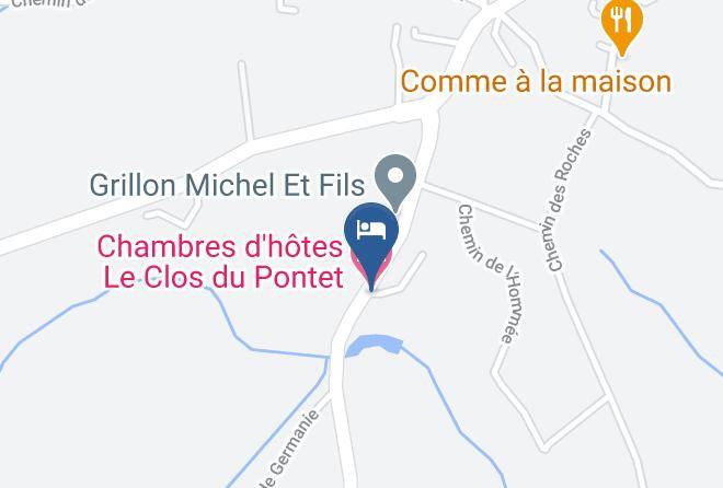 Rhone - Chambres D'hotes Le Clos Du Pontet Maps