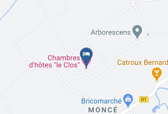 Indre Et Loire - Chambres D'hotes Le Clos Maps