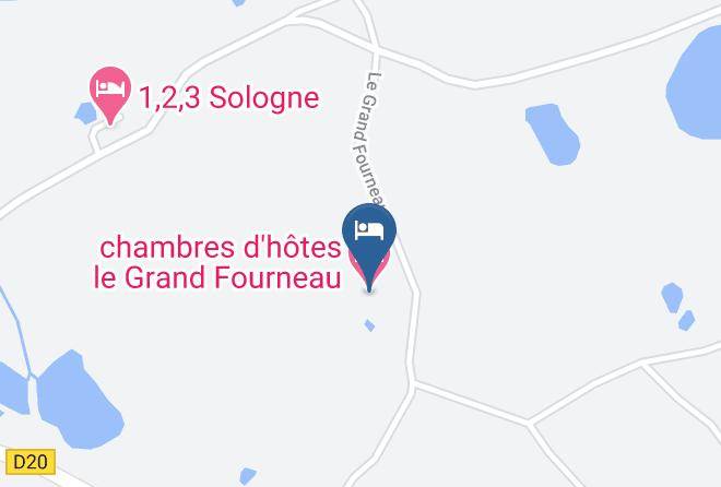Loir Et Cher - Chambres D'hotes Le Grand Fourneau Maps