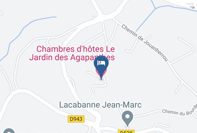 Pyrenees Atlantiques - Chambres D'hotes Le Jardin Des Agapanthes Maps