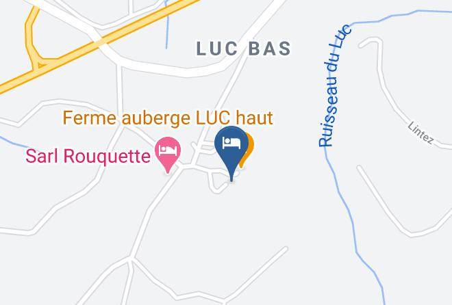 Aveyron - Chambres D'hotes Le Luc Maps