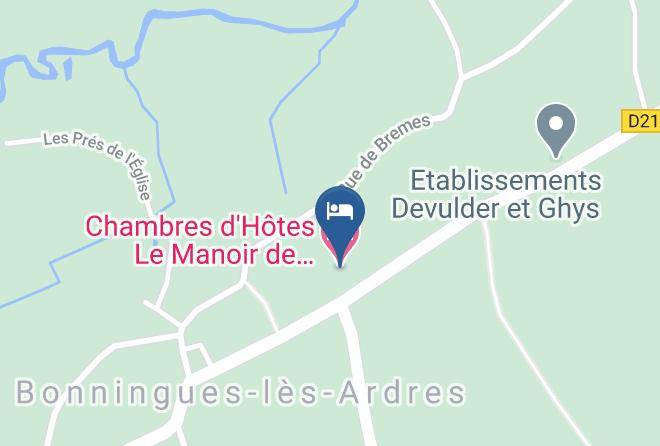 Pas De Calais - Chambres D'hotes Le Manoir De Bonningues Les Ardres Maps