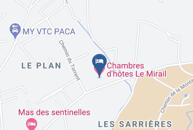 Vaucluse - Chambres D'hotes Le Mirail Maps