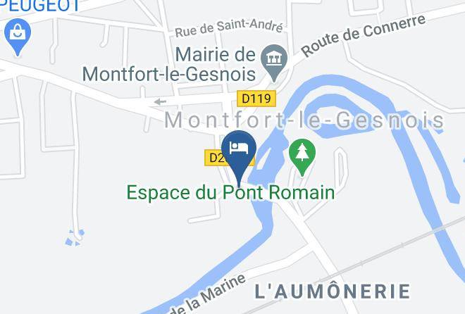 Sarthe - Chambres D'hotes Le Pont Romain Maps